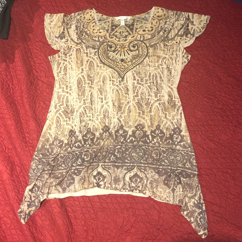 Pattern Print Top